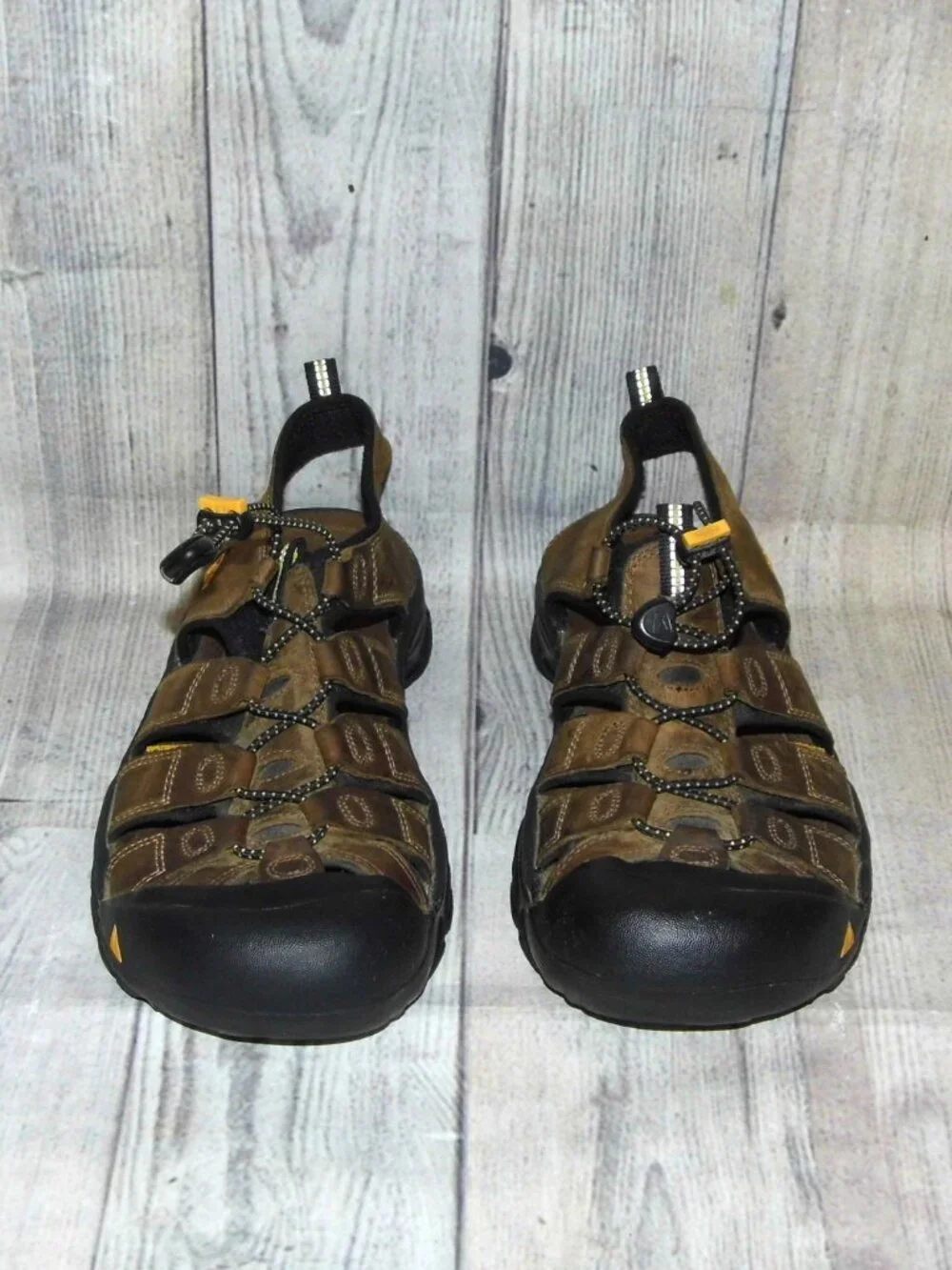 KEEN Newport Brown Leather Sandals Mens Size 11